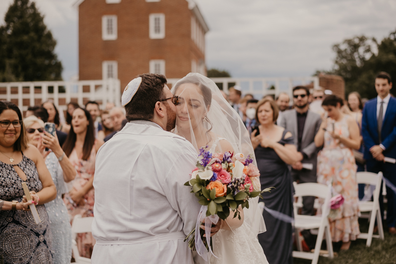 Amazing jewish ceremony at Dulany's Overlook in Frederick, Maryland by Britney Clause Photography