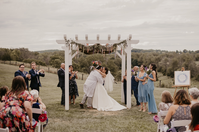 Amazing jewish ceremony at Dulany's Overlook in Frederick, Maryland by Britney Clause Photography