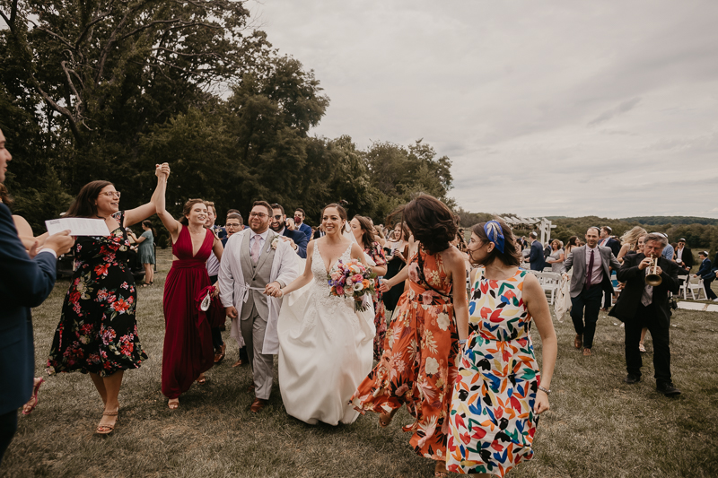 Amazing jewish ceremony at Dulany's Overlook in Frederick, Maryland by Britney Clause Photography