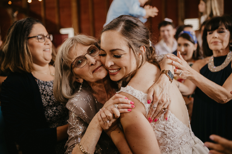 Exciting Simcha Dancing with music by Kol Chayim Orchestra at Dulany's Overlook in Frederick, Maryland by Britney Clause Photography