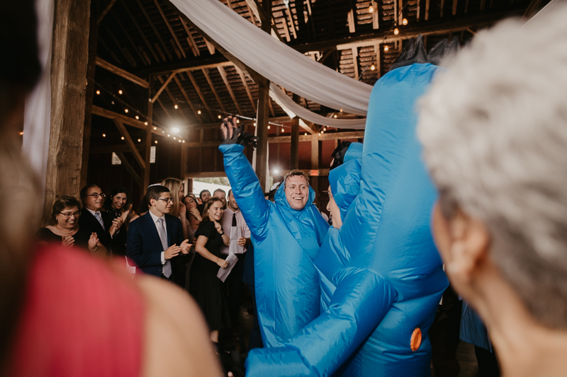 Exciting Simcha Dancing with music by Kol Chayim Orchestra at Dulany's Overlook in Frederick, Maryland by Britney Clause Photography