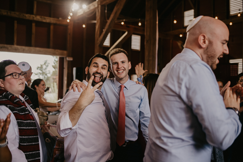 Exciting Simcha Dancing with music by Kol Chayim Orchestra at Dulany's Overlook in Frederick, Maryland by Britney Clause Photography