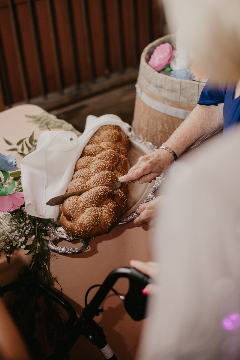 An exciting evening wedding reception by Purnell from Washington Talent at Dulany's Overlook in Frederick, Maryland by Britney Clause Photography