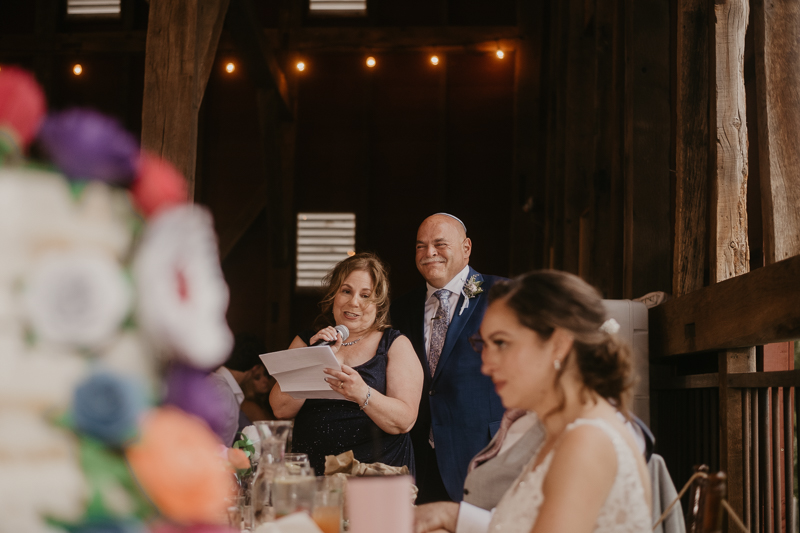 An exciting evening wedding reception by Purnell from Washington Talent at Dulany's Overlook in Frederick, Maryland by Britney Clause Photography