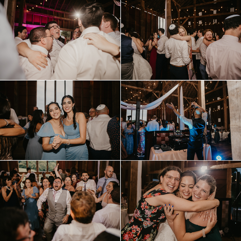 An exciting evening wedding reception by Purnell from Washington Talent at Dulany's Overlook in Frederick, Maryland by Britney Clause Photography