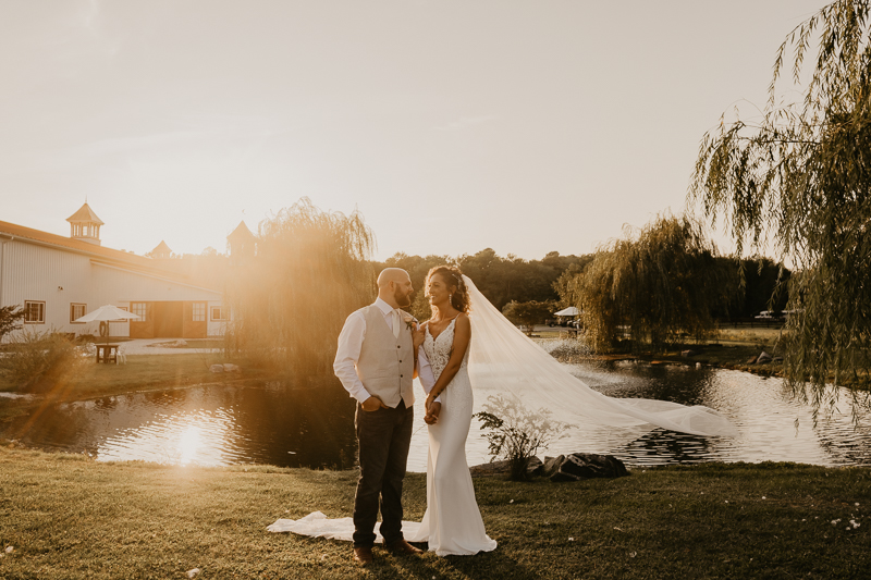 A gorgeous Fall wedding at Castle Farm in Snow Hill, Maryland by Britney Clause Photography