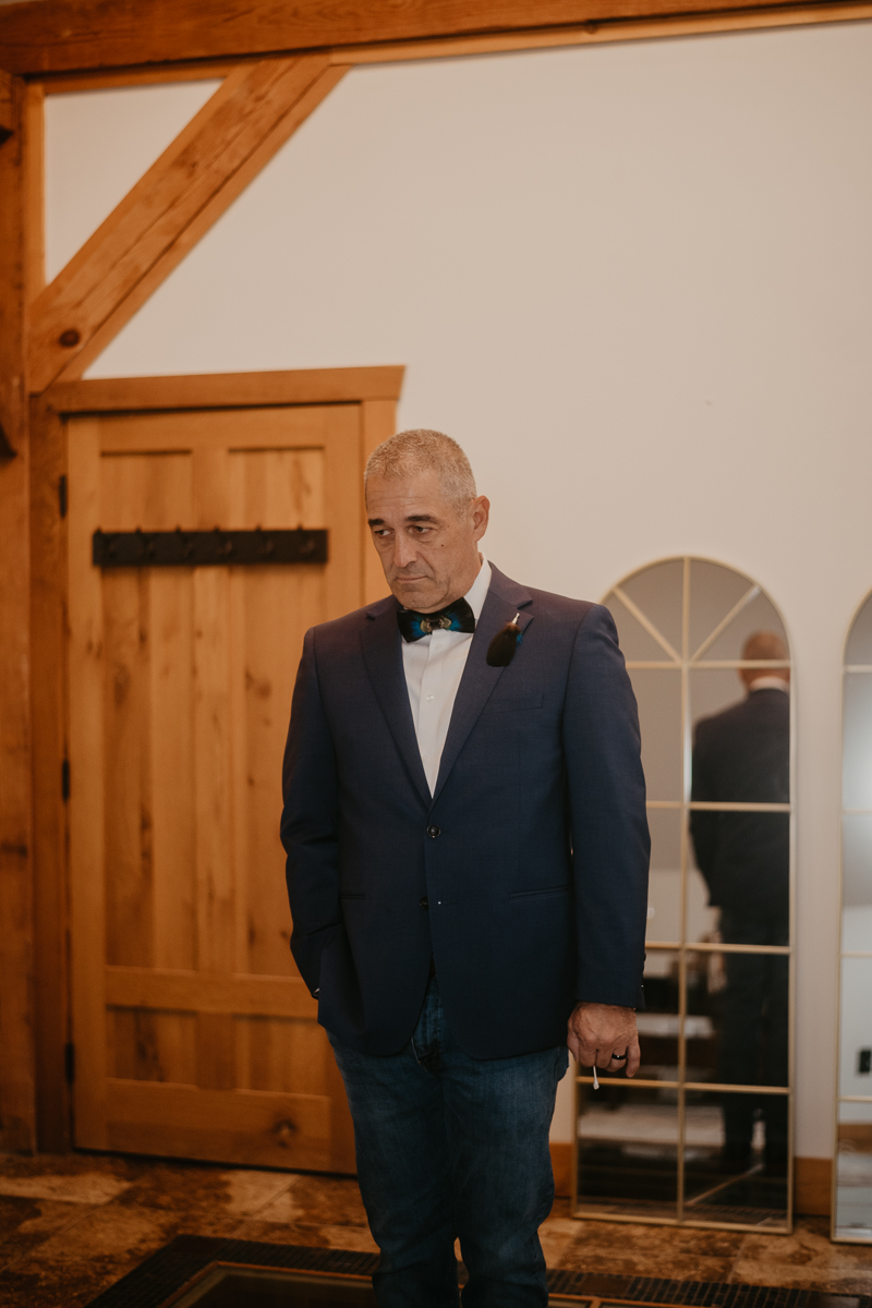 A bride getting ready at Castle Farm in Snow Hill, Maryland by Britney Clause Photography