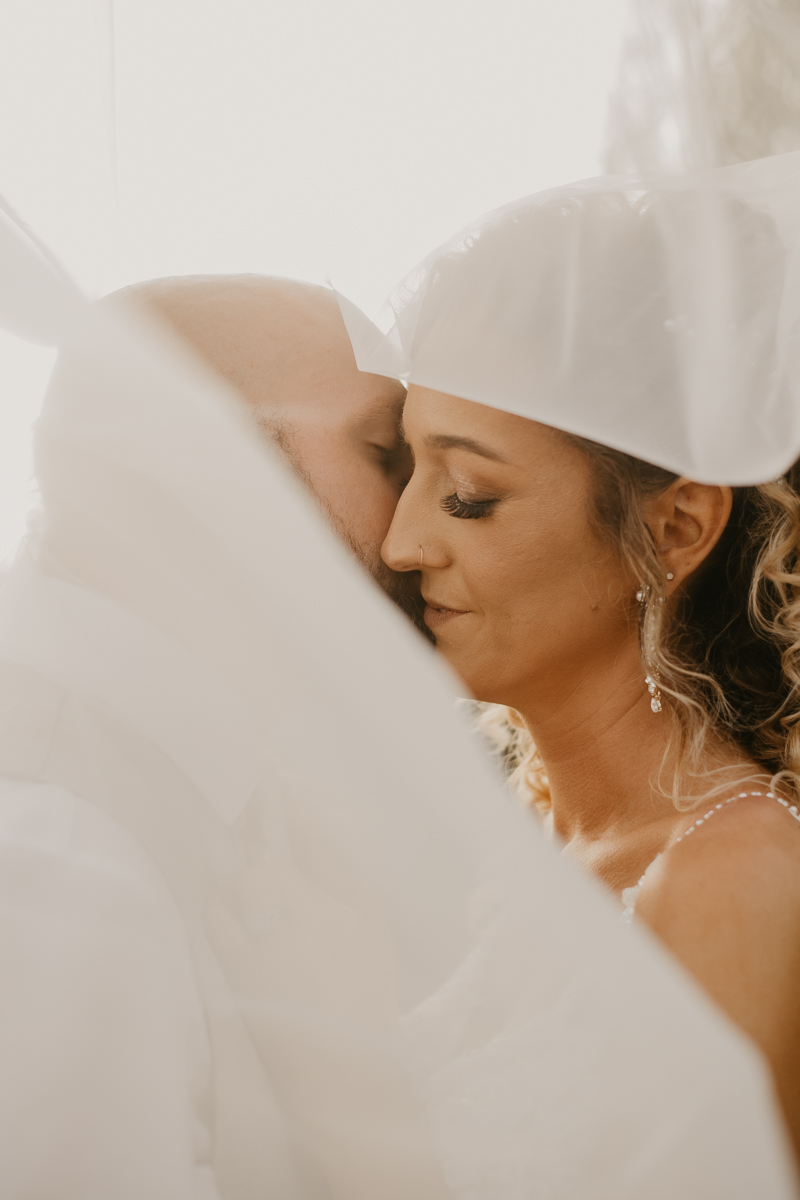 Stunning bride and groom wedding portraits at Castle Farm in Snow Hill, Maryland by Britney Clause Photography