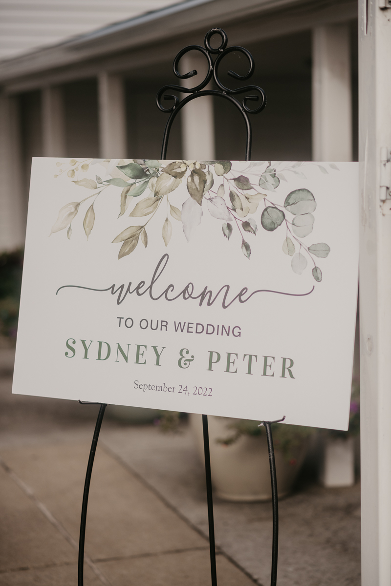 Amazing waterfront wedding ceremony at Celebrations at the Bay in Pasadena, Maryland by Britney Clause Photography