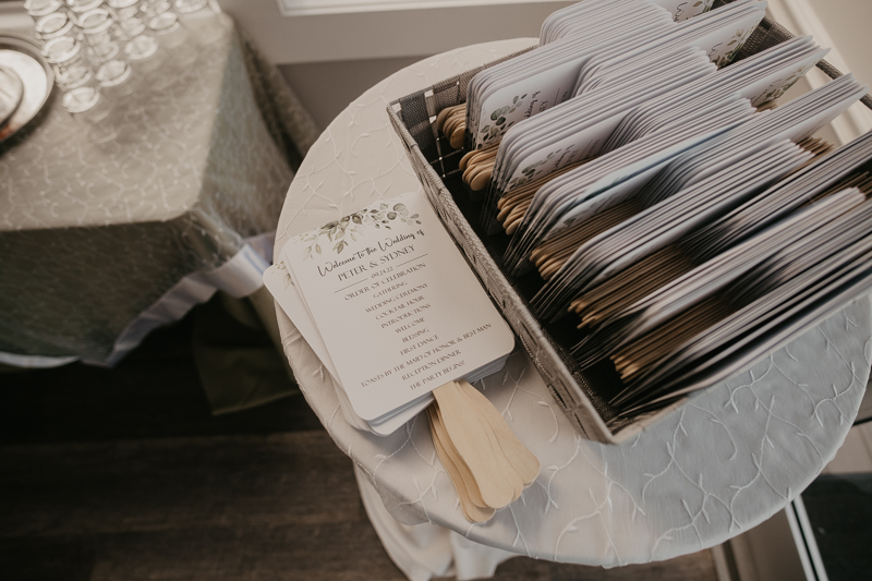 Amazing waterfront wedding ceremony at Celebrations at the Bay in Pasadena, Maryland by Britney Clause Photography