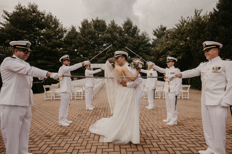 Amazing summer garden wedding ceremony at Rose Hill Manor in Leesburg, Virginia by Britney Clause Photography