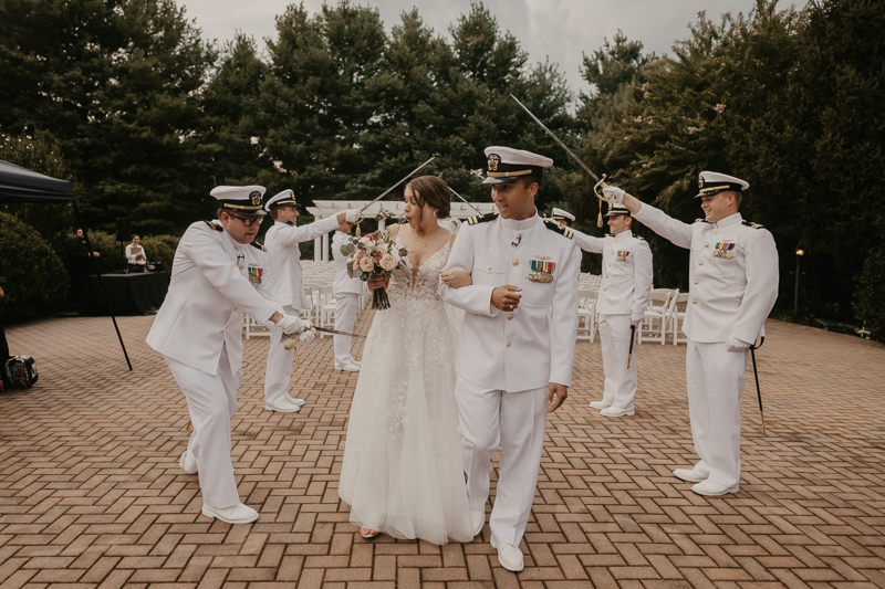 Amazing summer garden wedding ceremony at Rose Hill Manor in Leesburg, Virginia by Britney Clause Photography