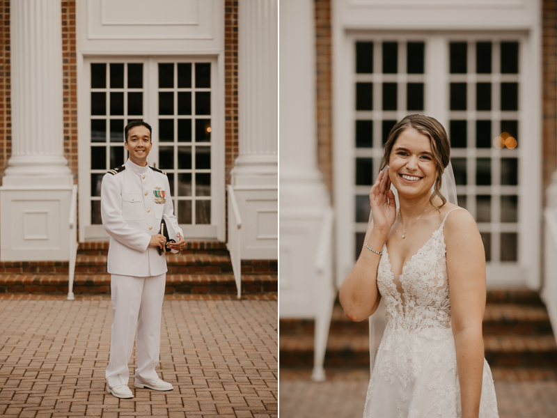 Stunning bride and groom wedding portraits at Rose Hill Manor in Leesburg, Virginia by Britney Clause Photography