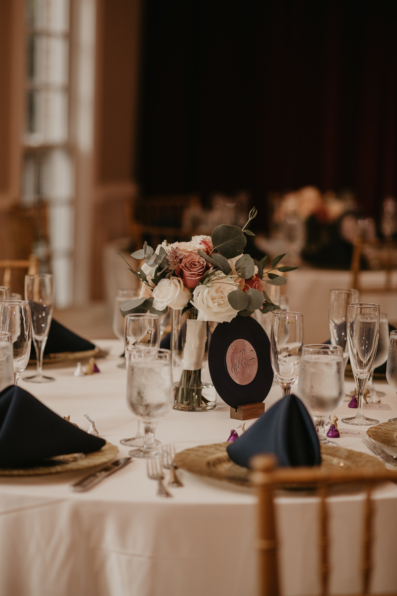 Gorgeous summery garden reception decor at Rose Hill Manor in Leesburg, Virginia by Britney Clause Photography