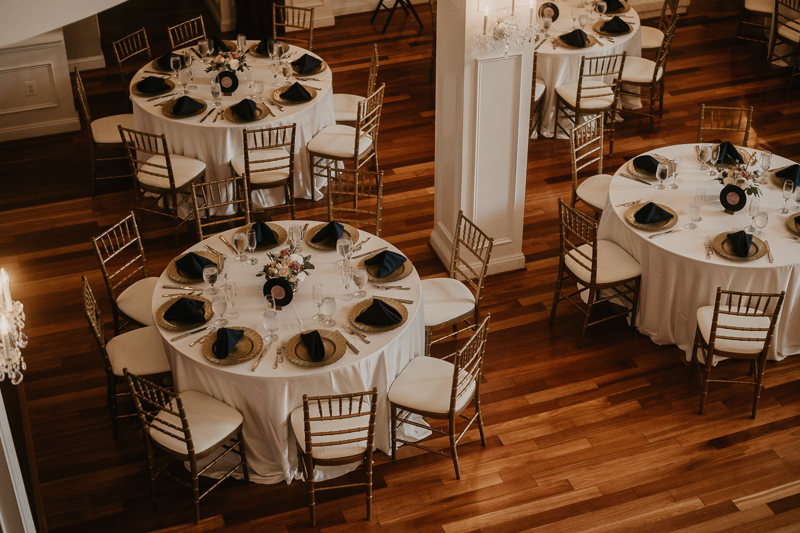 Gorgeous summery garden reception decor at Rose Hill Manor in Leesburg, Virginia by Britney Clause Photography