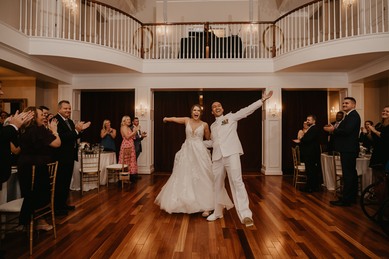 A stunning garden wedding reception at Rose Hill Manor in Leesburg, Virginia by Britney Clause Photography