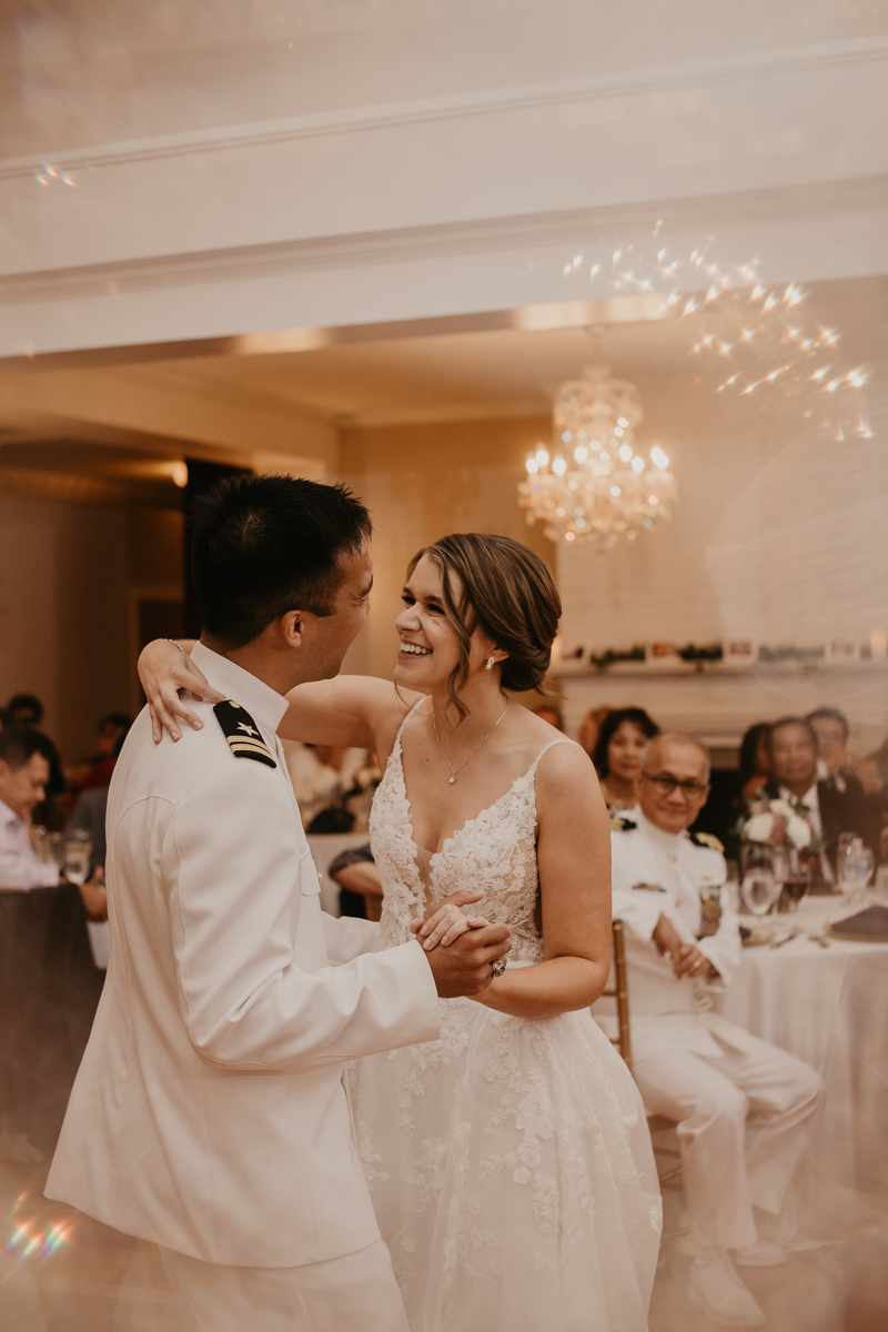 A stunning garden wedding reception at Rose Hill Manor in Leesburg, Virginia by Britney Clause Photography