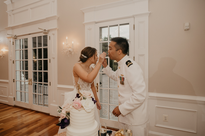 A stunning garden wedding reception at Rose Hill Manor in Leesburg, Virginia by Britney Clause Photography