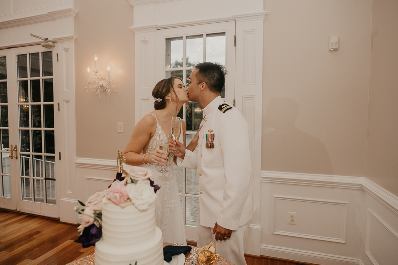 A stunning garden wedding reception at Rose Hill Manor in Leesburg, Virginia by Britney Clause Photography