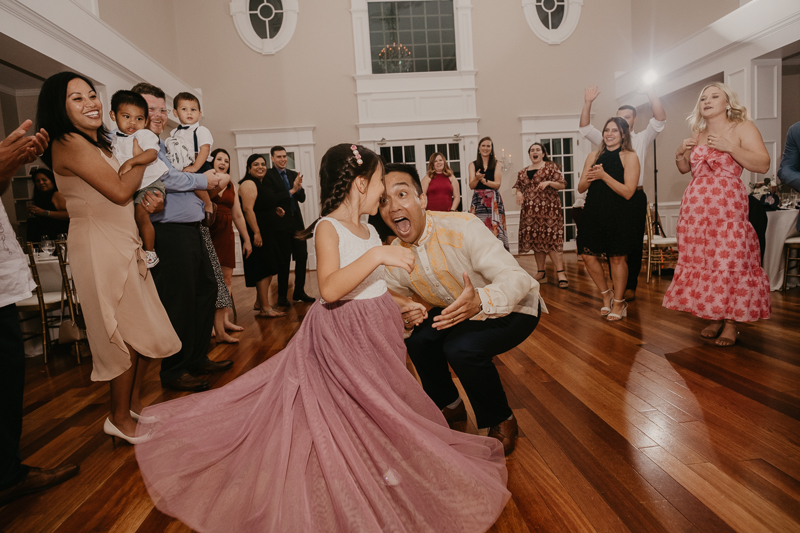 A stunning garden wedding reception at Rose Hill Manor in Leesburg, Virginia by Britney Clause Photography