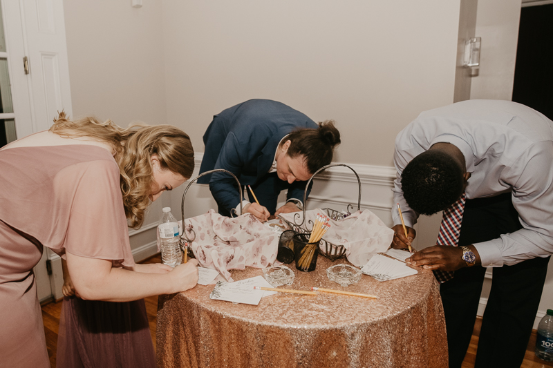 A stunning garden wedding reception at Rose Hill Manor in Leesburg, Virginia by Britney Clause Photography