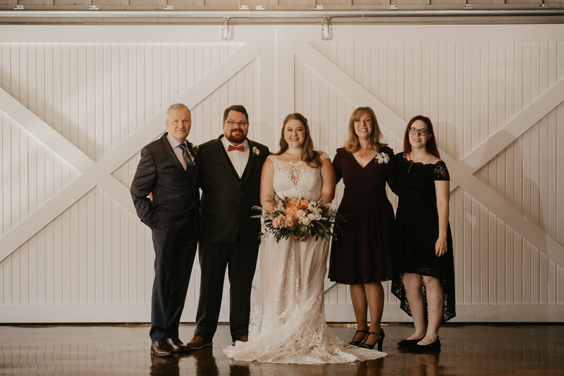 Beautiful family portraits at Main Street Ballroom in Ellicott City, Maryland by Britney Clause Photography