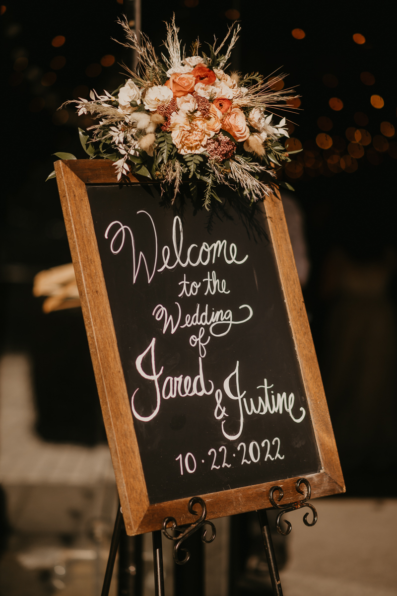 Amazing industrial wedding ceremony at Main Street Ballroom in Ellicott City, Maryland by Britney Clause Photography