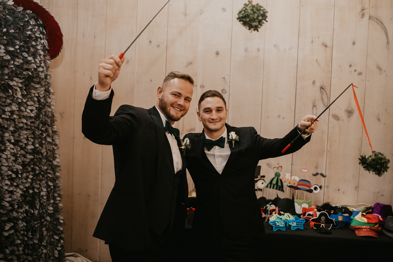 A groom getting ready for his wedding at Kylan Barn in Delmar, Maryland by Britney Clause Photography