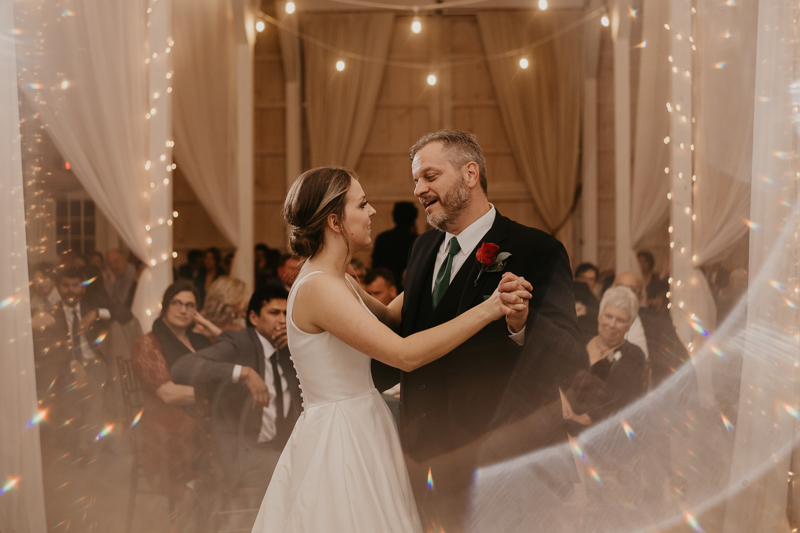 A fun wedding reception at Kylan Barn in Delmar, Maryland by Britney Clause Photography