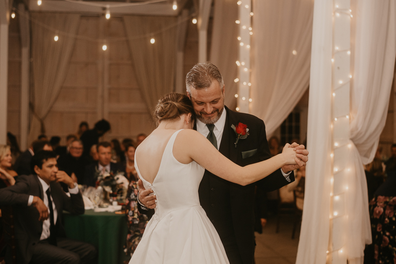 A fun wedding reception at Kylan Barn in Delmar, Maryland by Britney Clause Photography