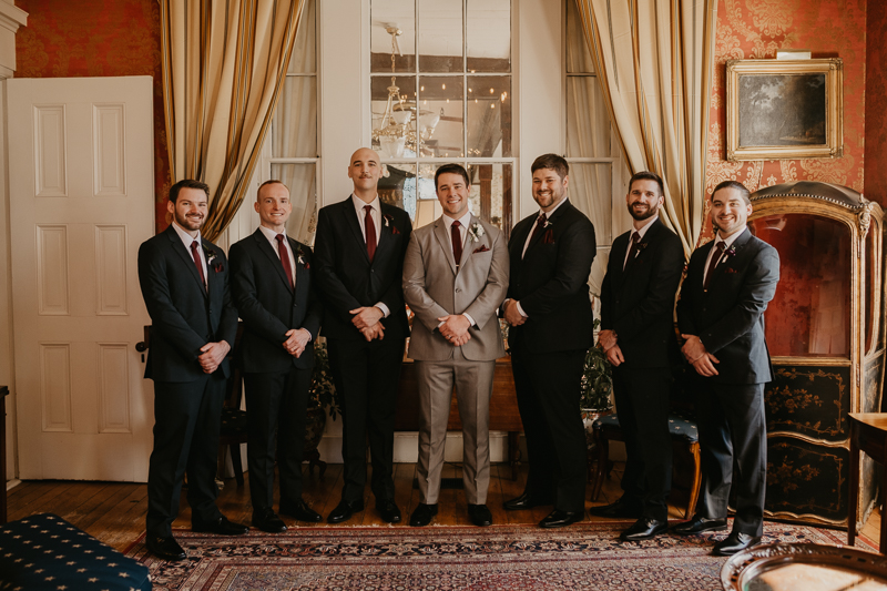 Gorgeous family and bridal party groups at Antrim 1844 in Taneytown, Maryland by Britney Clause Photography