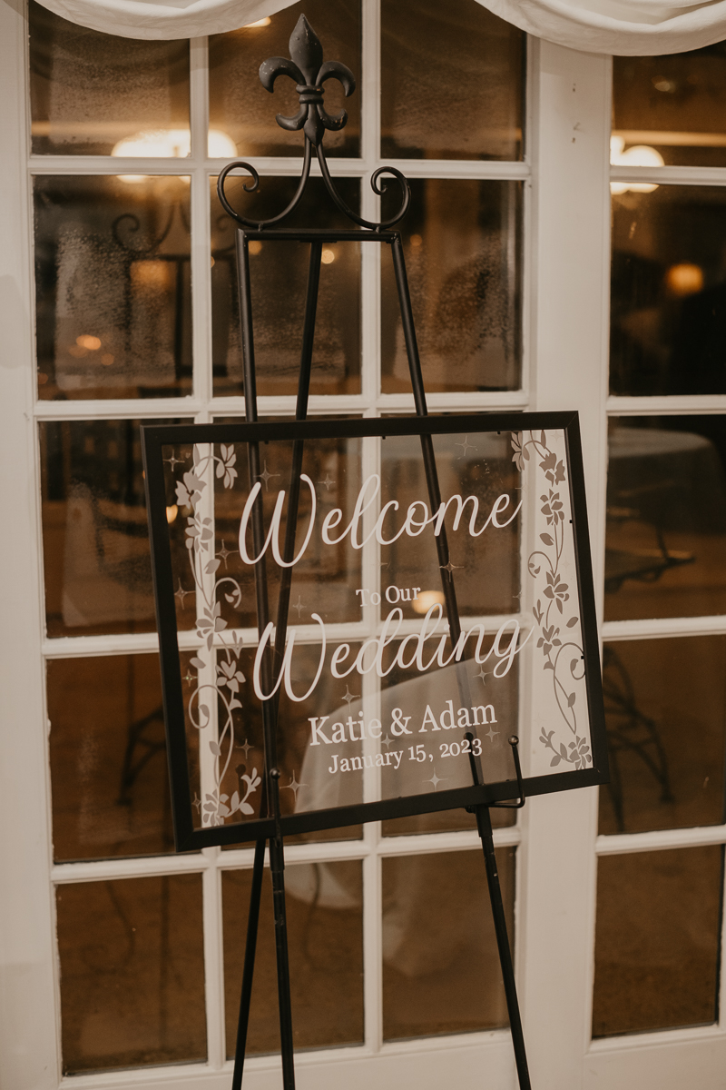 A fun and classic wedding reception in the Garden Room at Antrim 1844 in Taneytown, Maryland by Britney Clause Photography