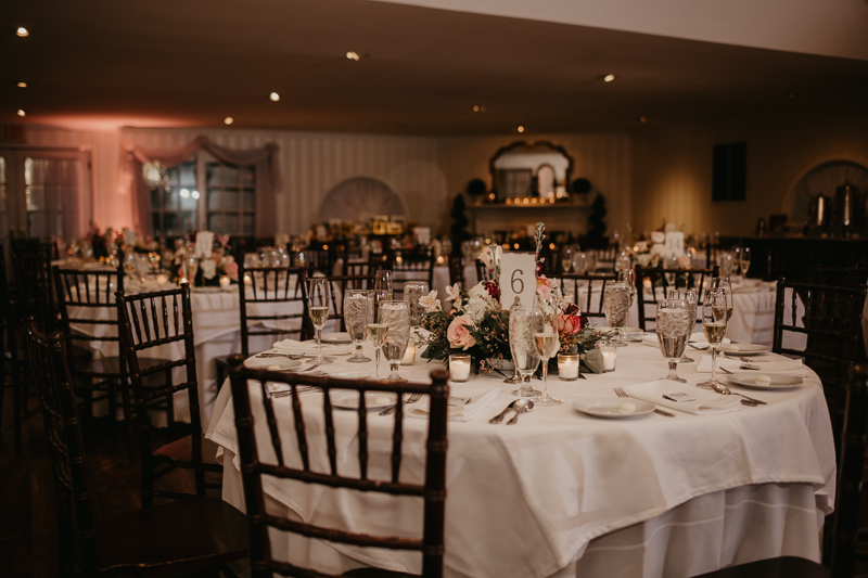 A fun and classic wedding reception in the Garden Room at Antrim 1844 in Taneytown, Maryland by Britney Clause Photography