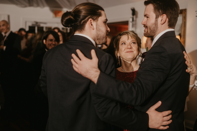 A lively wedding dance floor by Dance Masters Entertainment at Antrim 1844 in Taneytown, Maryland by Britney Clause Photography