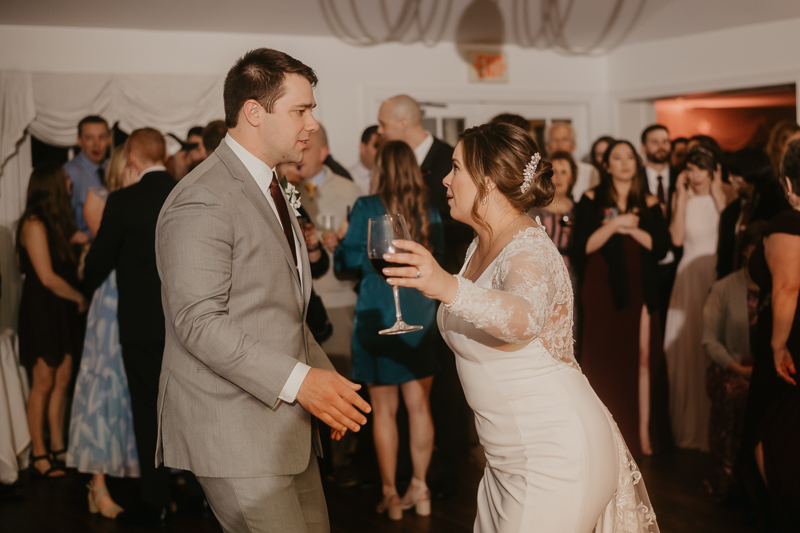 A lively wedding dance floor by Dance Masters Entertainment at Antrim 1844 in Taneytown, Maryland by Britney Clause Photography