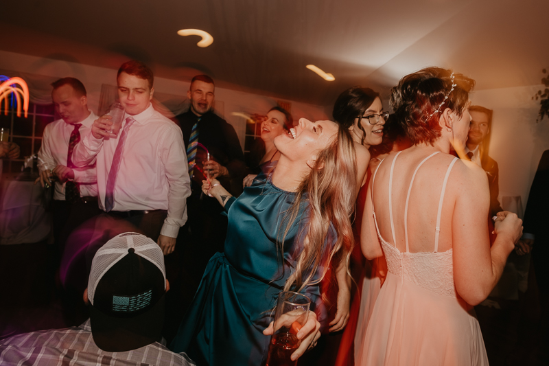 A lively wedding dance floor by Dance Masters Entertainment at Antrim 1844 in Taneytown, Maryland by Britney Clause Photography