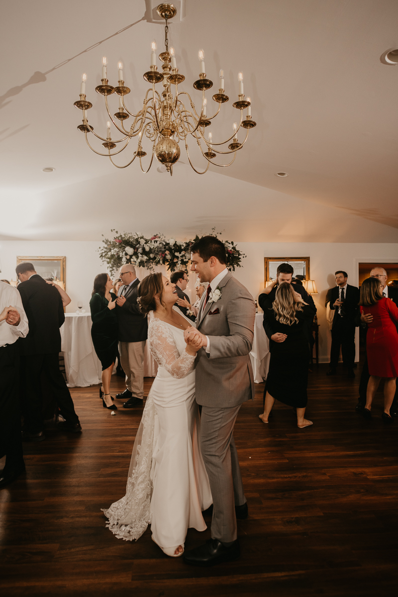 A lively wedding dance floor by Dance Masters Entertainment at Antrim 1844 in Taneytown, Maryland by Britney Clause Photography