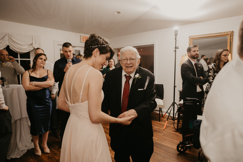 A lively wedding dance floor by Dance Masters Entertainment at Antrim 1844 in Taneytown, Maryland by Britney Clause Photography