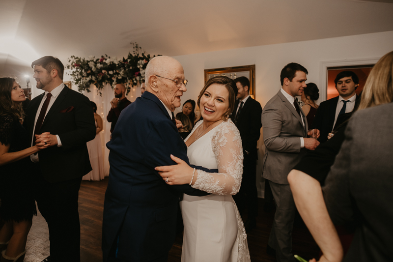 A lively wedding dance floor by Dance Masters Entertainment at Antrim 1844 in Taneytown, Maryland by Britney Clause Photography