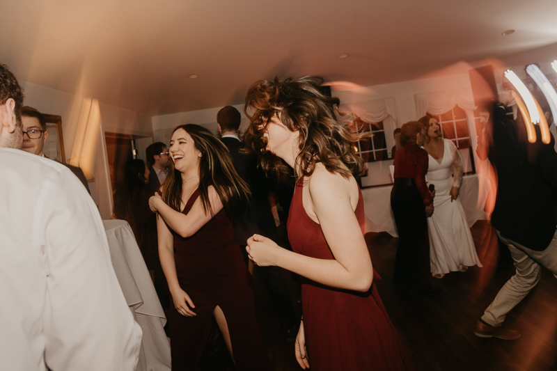 A lively wedding dance floor by Dance Masters Entertainment at Antrim 1844 in Taneytown, Maryland by Britney Clause Photography